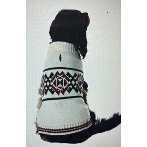 Fresco Pet Sweater Geometric Pattern XSmall 3-7 Pounds New Sealed W Tags